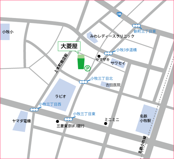 大菱屋*桜卯庵マップ